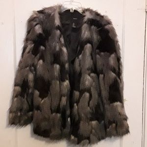 F21 fawx fur coat.